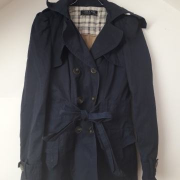 Tamno plava prijelazna jakna ZARA 36 38