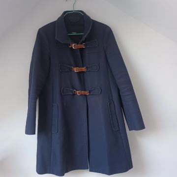 Tamno plavi prijelazni kaput Mango 40