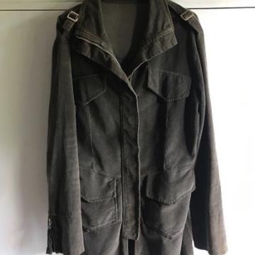 Vintage, jakna , sitni samt