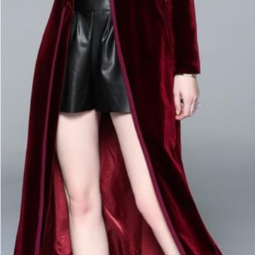 Vintage baršunasti mantil veličina L/ 40