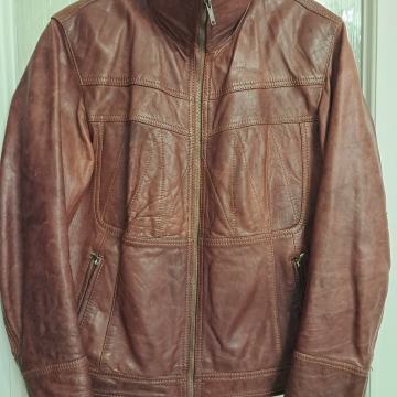 vintage ženska kožna jakna