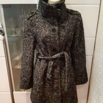 ZARA BASIC SIVI VUNENI KAPUT M