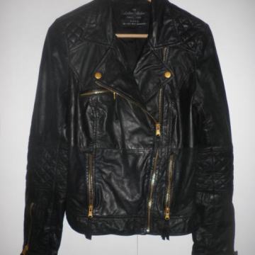 ZARA TRF - ŽENSKA LAGANA KOŽNA JAKNA 34 XS