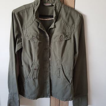 Ženska jakna Coconut, mekani traper, maslinasta, udobna