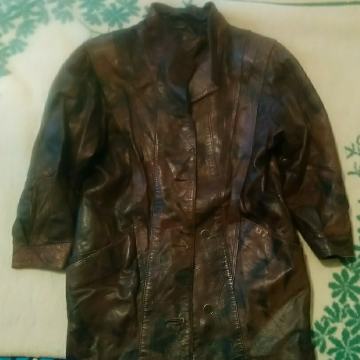 Vintage ženska jakna, kožna, broj 38