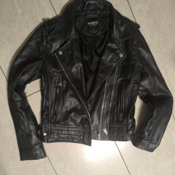 Ženska kožna jakna Barneys + poklon