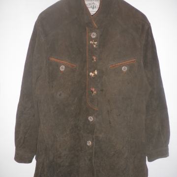 ŽENSKA LAGANA KOŽNA JAKNA / KAPUT 46 XL