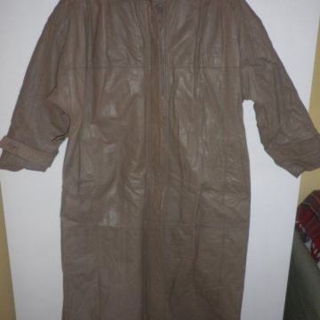 ŽENSKA TOPLA KOŽNA JAKNA / KAPUT 46 XL