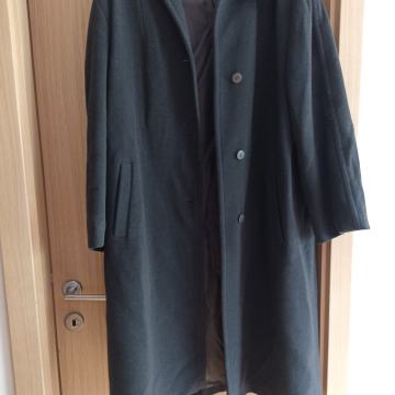 Ženski vintage kaput od runske vune s podstavom od poliestera