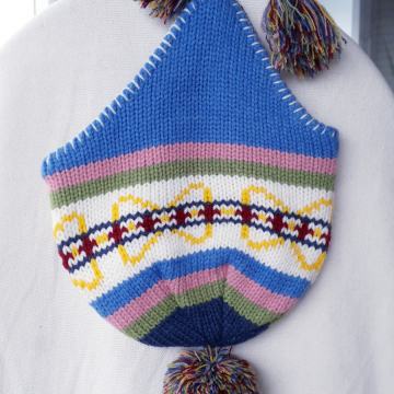 Dječja topla vunena kapa opsega 50-64cm