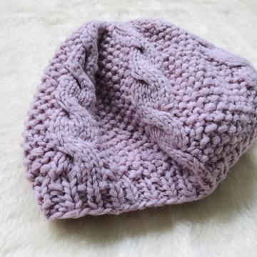 NOVA ROZA PLETENA KAPICA