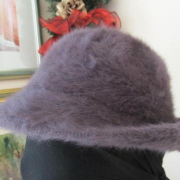 ŠEŠIR - TAMNI LILA - ANGORA