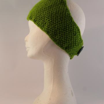 Ženska bandana, vuneni šal za glavu - ručni rad