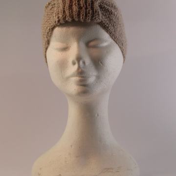 Ženska bandana, vuneni šal za glavu - ručni rad