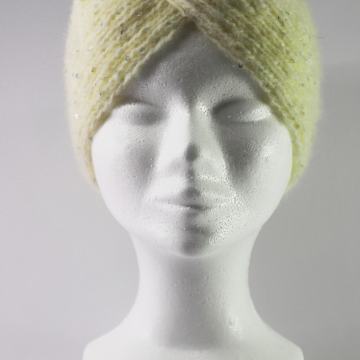 Ženska bandana, vuneni šal za glavu - ručni rad