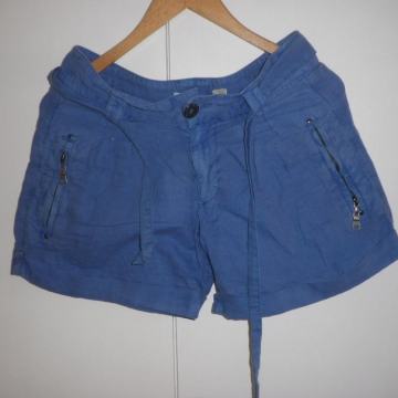 BERSHKA - ŽENSKE PAMUČNE / LANENE KRATKE HLAČE 36 S