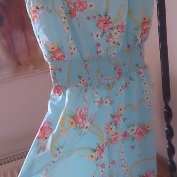 C&A NOVI KOMBINEZON 40 L ŽENSKI LJETNI PLAVI KRATKE HLAČE NO RUKAV