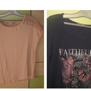 2 majice ESPRIT i ORSAY vel. 40/42 = OBJE ZA 18 EUR