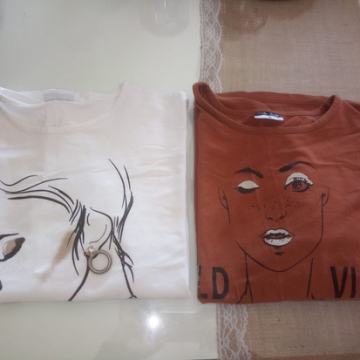 2 majice vel. 40/42 = obje za 10,00 eur