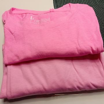 2 ROZA MAJICE VEL. L - NOVO OBJE ZA 20 EUR