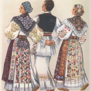 MAJICA S SLAVONSKIM MOTIVOM šokca i šokice - NOVO