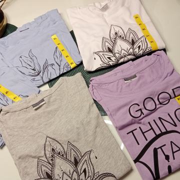 5 KOM MAJICE KRATKI RUKAV VEL. XL - NOVO - SVE ZA 30 EUR