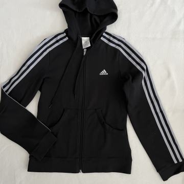 Adidas hoodie srebrne crte vl.36/ČISTKA