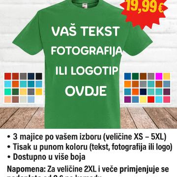 Akcija: 3 majice s tiskom za 19,99 €!
