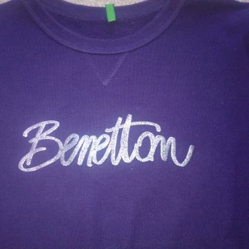 Benetton ljubičasta majica, veličina M