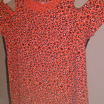 NOVA C&A MAJICA 38 40 M L  SPUŠTENI RUKAVI OFF SHOULDER STRETCH