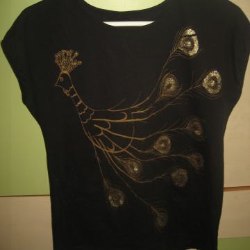 CRNA MAJA S ZLATNIM PAUNOM Vel.38