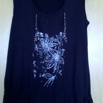 CRNA MAJICA-TUNIKA - VEL.40