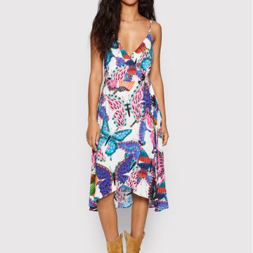 Desigual Ljetna haljina Alana 22SWMW11 Šarena Regular Fit