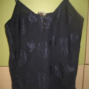 H&M TAMNO PLAVI TOPIĆ VEL. L