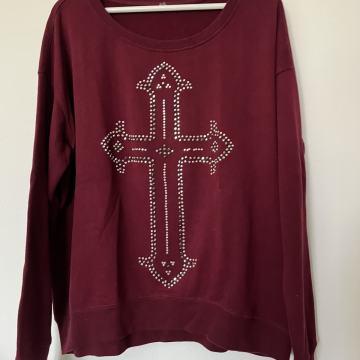 Bordo majica sa cirkonima vl.XL / RASPRODAJA