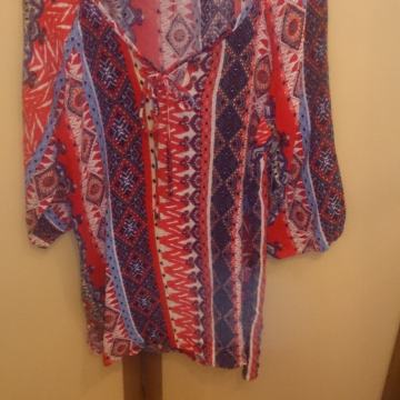 TUNIKA M 38 LJETNA LAGANA ŠARENA BOHO