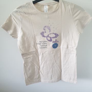 Leptir bijela majica M