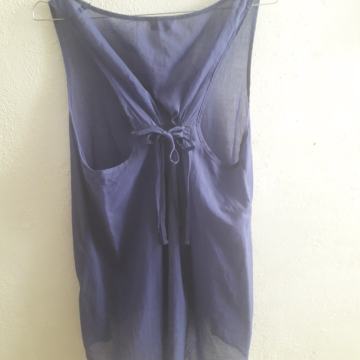 Ljubičasta bluza od lana TOP SHOP NOVO