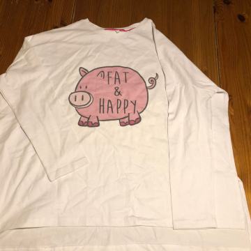 Majica dugih rukava Fat and happy