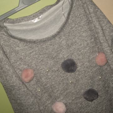 MAJICA VEL. M - SA PON-PONIMA I BISERIMA NOVO