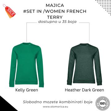 Majica ženska 2KOM  # French Terry - B&C BESPLATNA DOSTAVA