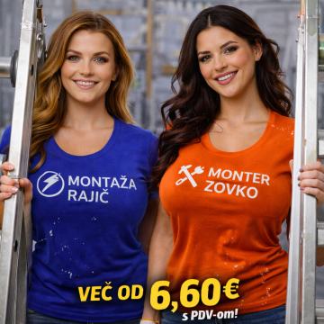 Majice s tiskom za montere