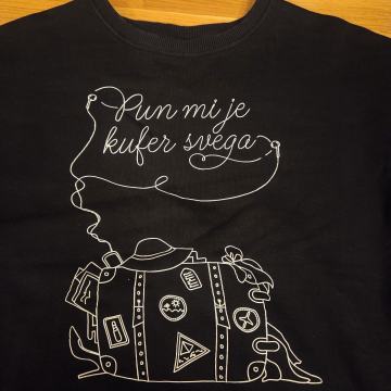 Mustra duks, vel M, nov nenošen, gratis poštarina