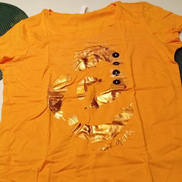 NARANČASTA MAJICA VEL. S/M - NOVO