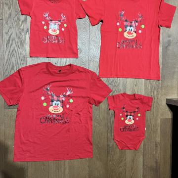 Obiteljski LOT božićnih majici