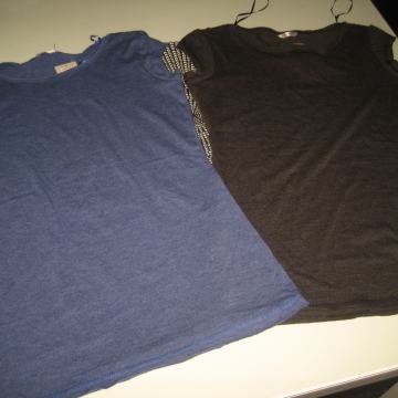 PLAVA I SIVA MAJICA VEL. S - NOVO