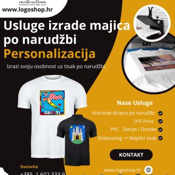 Poslovna odjeća s tiskom – majice, polo majice, jakne, torbe, pregače