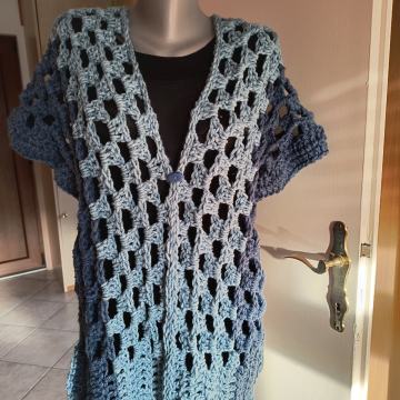 Prsluk ručno heklani vel.48-52