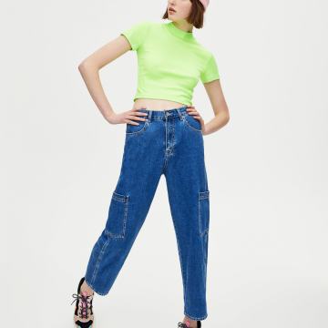 Pull and Bear neon majica vl.M