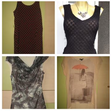 4 MAJICE H&M,NEW YORKER vel.38 = 15 eur